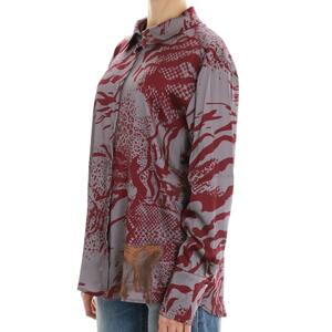 CAMICIA FANTASIA BORDEAUX